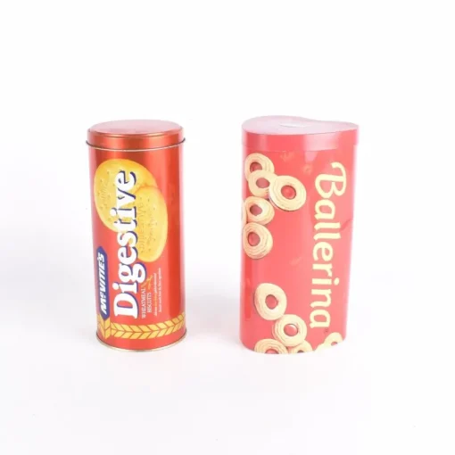 Tradera Plåtemballage<Retro Plåtburkar Digestive McVities och Ballerina