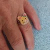 Tradera Ringar<Ring Katt Ställbar Metall Minsta Omkrets ca 5,8 cm