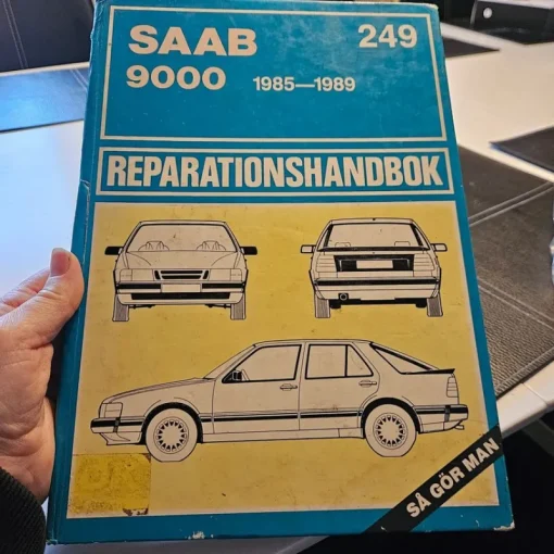 Tradera SAAB 9000 Reparationshandbok 1985-1989> Fordonslitteratur