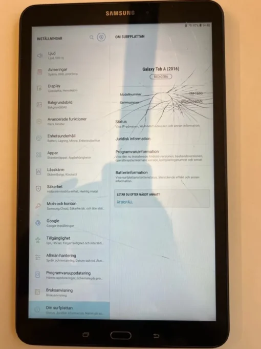 Tradera Surfplattor<Samsung Galaxy Tab A (2016) SM-T580