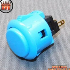Tradera Övrigt Dator- & Tv-spel<Sanwa OBSF-24-B (Blue) Arcade Arkad Knapp Push Button