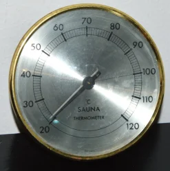 Tradera SAUNA THERMOMETER GERMANY - BASTU TERMOMETER 20-120 GRADER> Badrum