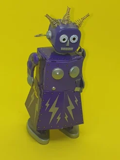 Tradera Schylling Robot Electra - Violett - Vind-Up> Robotleksaker & Robotdjur