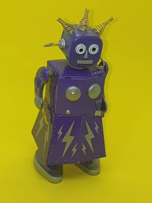 Tradera Schylling Robot Electra - Violett - Vind-Up> Robotleksaker & Robotdjur