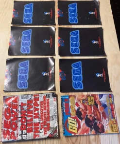 Tradera Sega<Sega Power och Sega Mega Drive-broschyrer