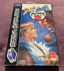 Tradera Sega<Sega Saturn - Street Fighter Alpha 2 - PAL - Komplett! - RARE - Capcom