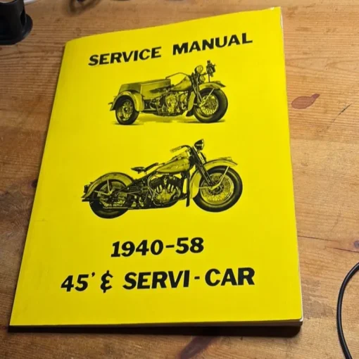 Tradera SERVICE MANUAL 1940-58 45' & SERVI-CAR^ Service & Reparation