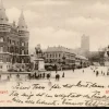 Tradera Svenska Landskap<Skåne. Helsingborg. Parti af torget. 1907.