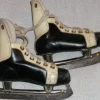 Tradera Hockey & Skridskor<Skridskor Svarta och Vita Kraftiga och Stadiga Storlek 30