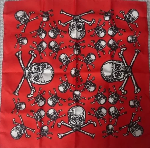 Tradera Skulls and Bones flagga väggprydnad 50 x 50cm^ Flaggor