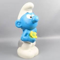 Tradera Smurf Bordslampa H: 36cm> Inredning Barnrum