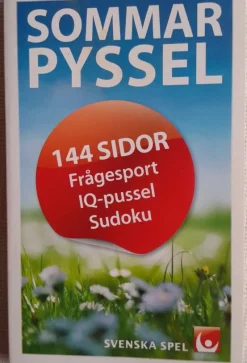 Tradera Sommarpyssel - Frågesport, IQ-pussel & Sudoku> Korsord & Korsordsrelaterat