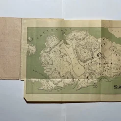 Tradera Särö hafsbads- och skogslufts-kurort jemte plankarta. 1894> Grafik, Kartor & Tryck