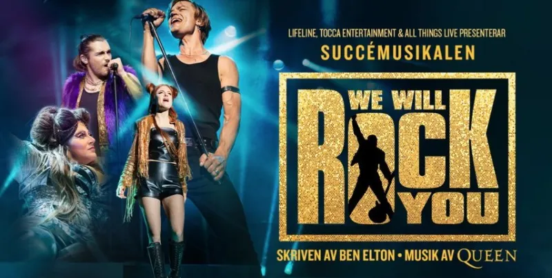 Tradera 2st biljetter till We Will Rock You på Scandinavium> Konserter
