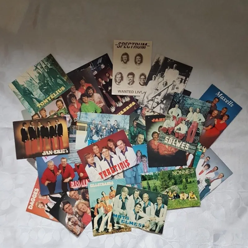 Tradera Musikmemorabilia<40st. ORKESTERKORT DANSBANDSKORT SMÅLAND ÖLAND