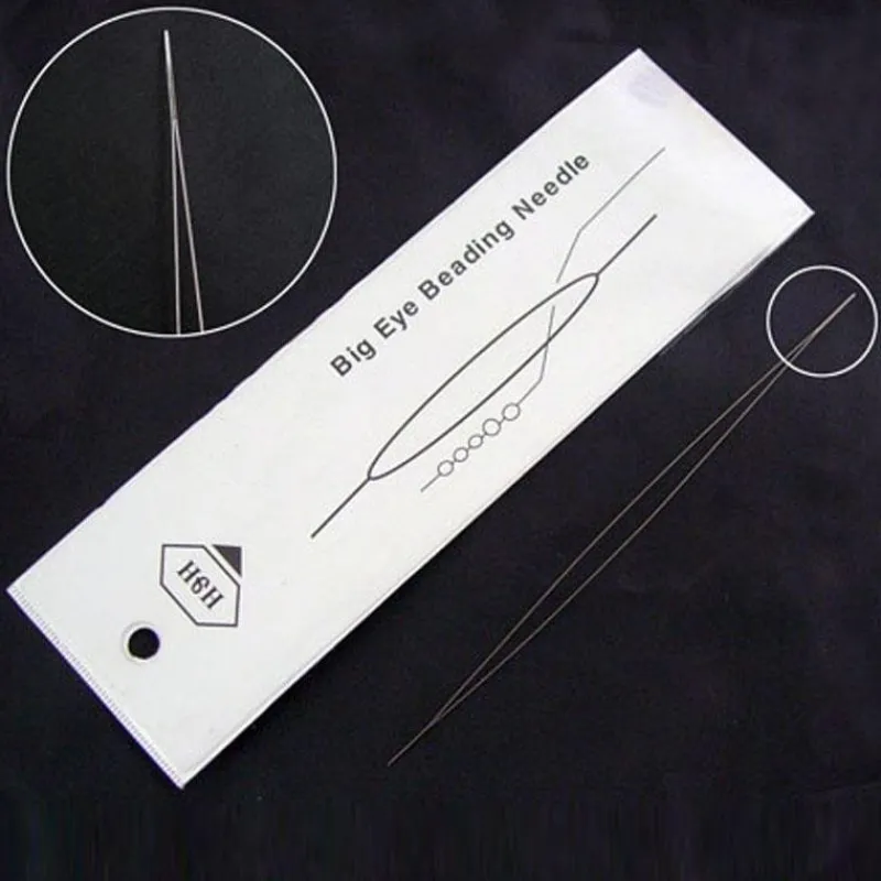 Tradera 1st Pärlnål med stort öga för att trä på pärlor lätt och smidigt^ Smyckestillverkning