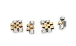 Tradera 4st Rolex länkar till armband, 18k guld& stål> Tillbehör & Reservdelar