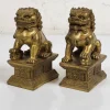 Tradera 2st. Skulpturer i mässing - > Orientalisk Konst & Porslin
