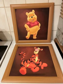 Tradera 2st tavlor, Disney, Nalle Puh, Tiger^ Disney