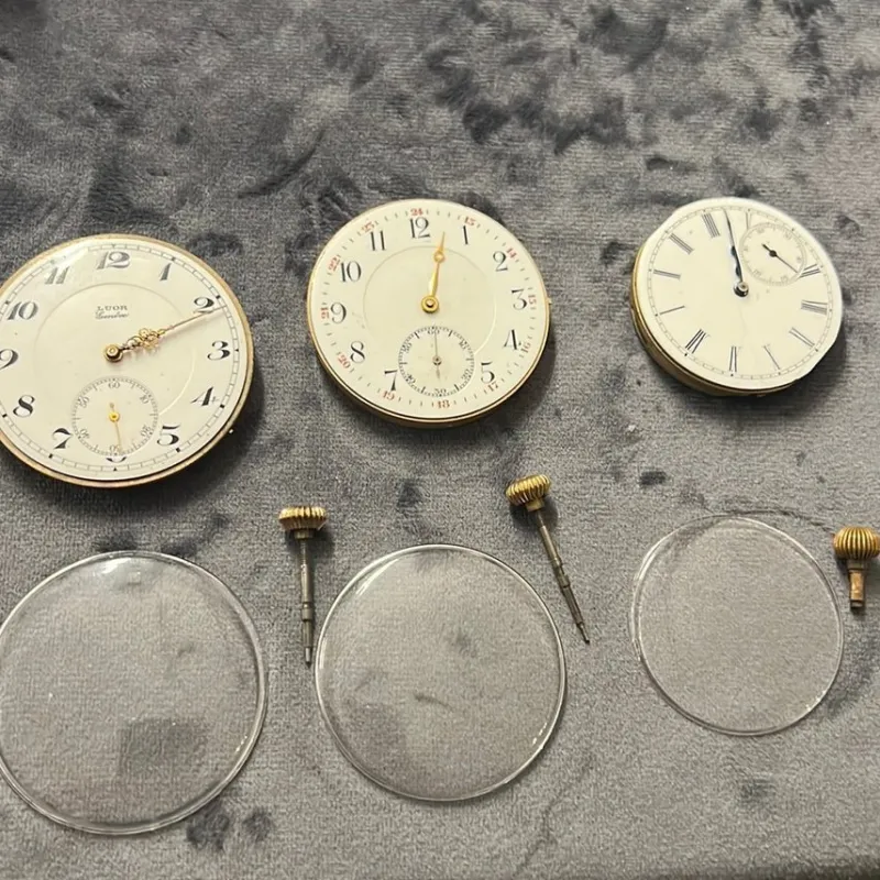 Tradera 3st Urverk med tillbehör^ Tillbehör & Reservdelar