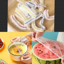 Tradera 25/st Överdragshättor /plast överdrag för matförvaring. Ny modell!^ Övrigt Hem & Hushåll