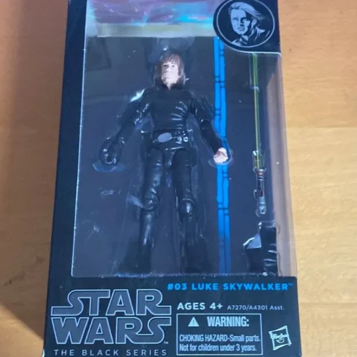 Tradera Star Wars<Star Wars The Black Series #03 Luke Skywalker Actionfigur