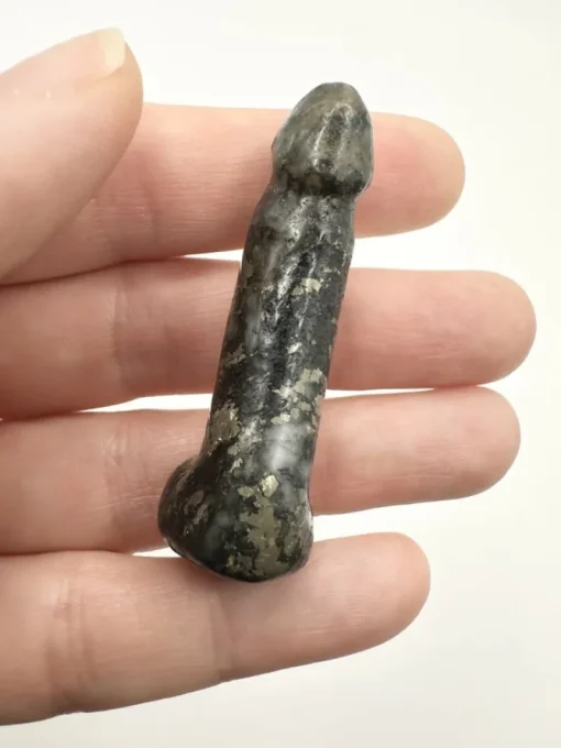 Tradera Ädelstenar<Sten Skulptur. Pyrit. Fallos, Penis.