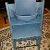 Tradera Stokke Tripp Trapp barnstol - blå, inkl. babyset> Barn- & Babystolar