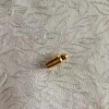 Tradera Slipsnålar<Stopp för slipsnål eller pins. Förgyllt silver Storlek: 13mm Nytt f äld guldsm