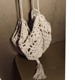 Tradera Krukor & Odlingssystem<Stor grå virkad ampel