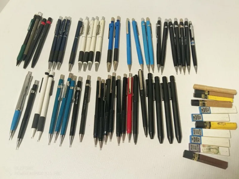 Tradera Pennor & Tillbehör<Stor samling vintage stiftpennor, stiftpenna, blyerts