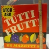 Tradera Varuförpackningar<Stor Tutti Frutti reklamask för reklamsyfte