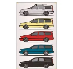Tradera Stor Volvo 850 R Flagga / väggflagga Mått 90x150 cm^ Övrigt Fordonsrelaterat