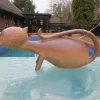 Tradera Sparbössor<STÖRRE RETRO KATT I KERAMIK SPARBÖSSA!!