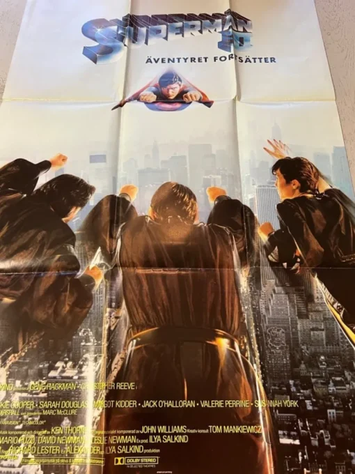 Tradera Superman II affisch No52^ Affischer