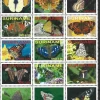 Tradera Suriname 2008 Fjärilar insekter 12v + etiketter^ Sydamerika & Karibien