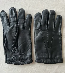 Tradera Svarta läderhandskar - Gaucho> Handskar & Vantar