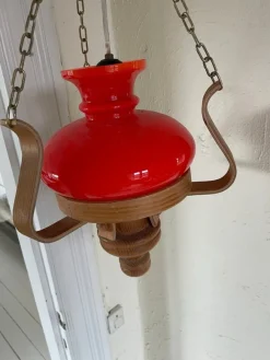 Tradera Taklampa retro vintage^ Lampor