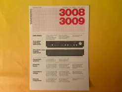 Tradera Priskuranter & Kataloger<TANDBERG. BROSCHYR. 3008/3009. HI-FI. STEREO. AUDIO. LJUD OCH BILD