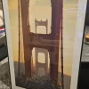 Tradera Tavla, ram 101x71 cm - Golden Gate Bridge^ Ramar