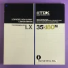 Tradera TDK LX 35/180M, NAB HUB METAL REEL - rullband, hög kvalitet - made in Japan^ Rullband