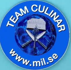 Tradera Militära Samlarsaker<Team Culinar _______________ Klistermärke