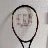 Tradera Tennis<Tennis Racket Wilson TEMPEST High Beam Series 100 SQ.IN. Snyggt Rött & Svart