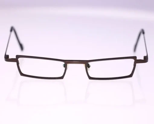 Tradera Theo Belgium XM 98 vintage eyeglasses brown metal frame-circa 1990s-NO lenses> Glasögon & Tillbehör