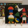 Tradera TOFA - Färgglada Geometriska figurer i TRÄ Retro> Brio & Träleksaker