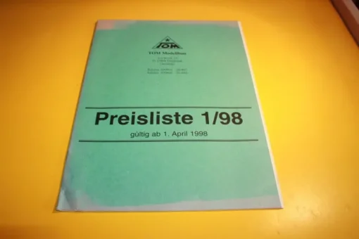 Tradera TOM Modellbau Prislista (R62)^ Militära Leksaker