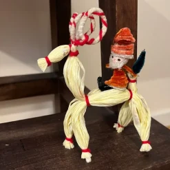 Tradera TOMTE PÅ REN bast piprensare mm vintage> Högtider