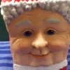 Tradera Tomte Påse/Vas JUL Höjd 16 cm Rektangulär 12 x 9,5 cm> Högtider