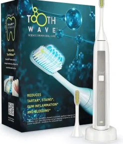 Tradera Tandvård<ToothWave Elektrisk Tandborste Sonisk eltandborste silkn plack tandsten soniska