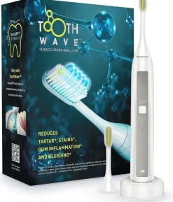 Tradera Tandvård<ToothWave Elektrisk Tandborste Sonisk eltandborste silkn plack tandsten soniska